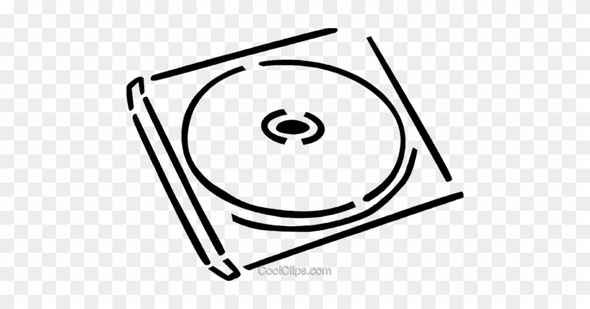 Cd-rom Media Royalty Free Vector Clip Art Illustration - Circle #1458488