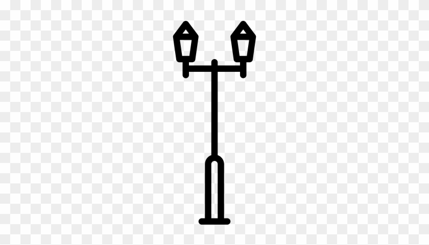 Big Lamppost Vector - Street Light #1459286