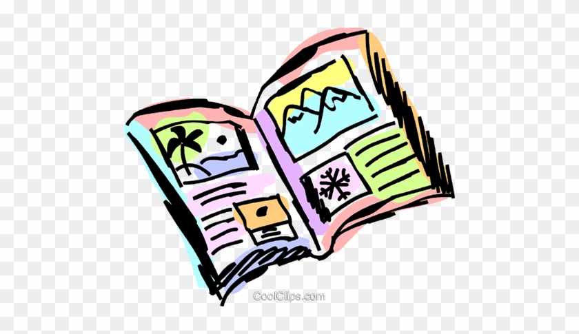 Travel Brochures Royalty Free Vector Clip Art Illustration - Travel Brochures Royalty Free Vector Clip Art Illustration #1459760