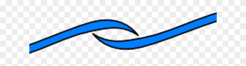 Decorative Line Blue Clipart Blue Png - Brandtriangeln #1459975