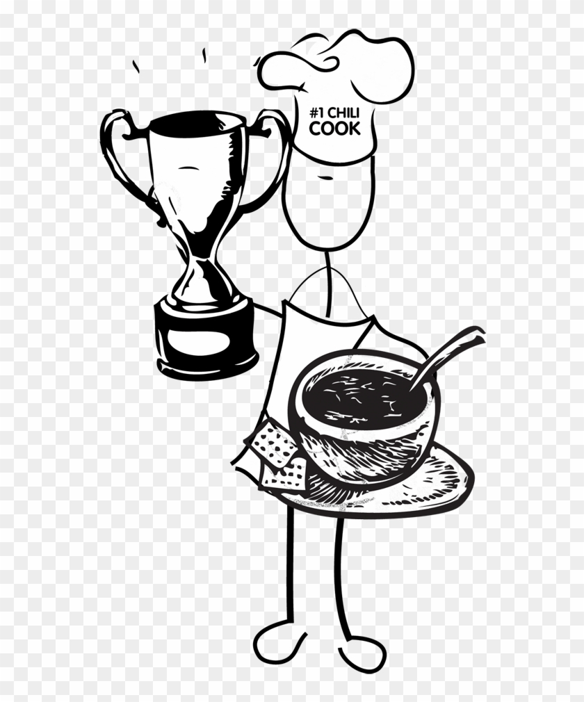 Contest Opportunity Knocks The - Chili Cook Off Black And White #1460277