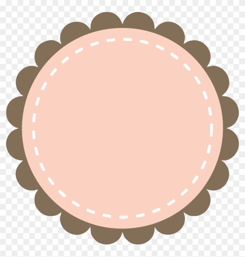 Frames Scalloped Grátis - Frame Clipart Circle #1460745