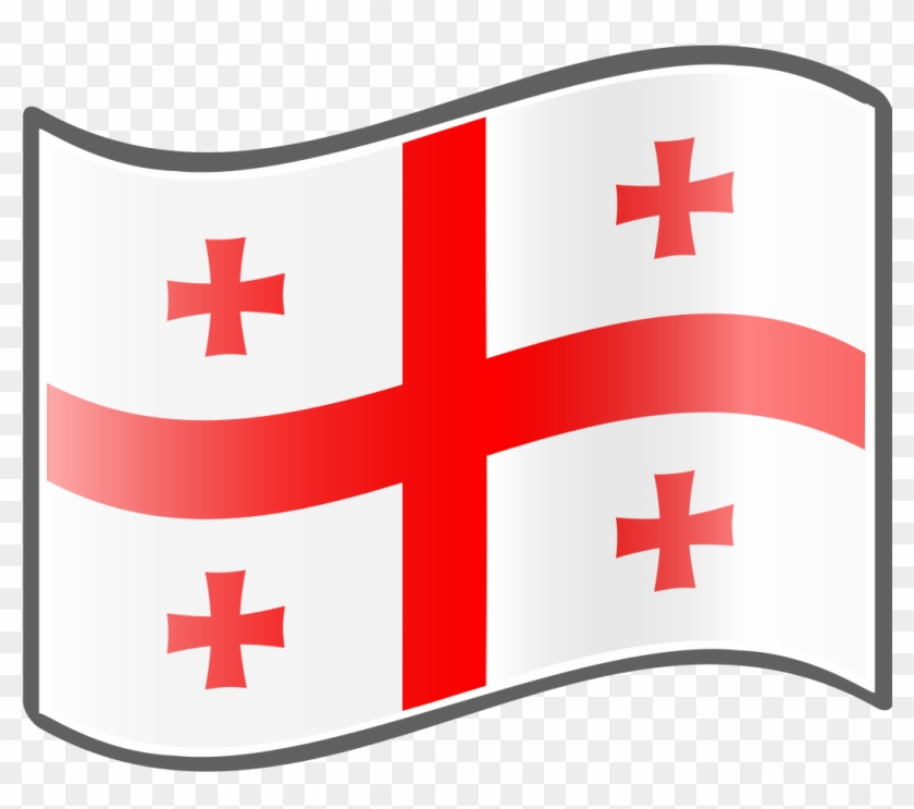Clip Art Freeuse File Nuvola Georgian Wikipedia Filenuvola - Georgian Flag #1461067