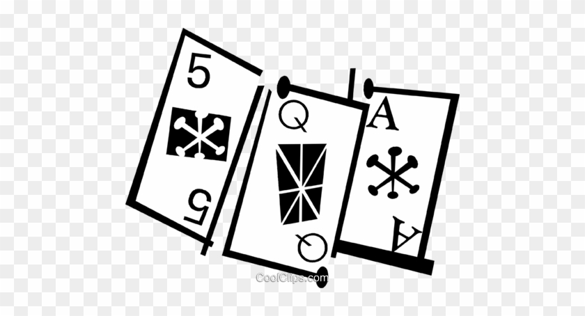 Playing Cards Royalty Free Vector Clip Art Illustration - Pzu Życie #1461292