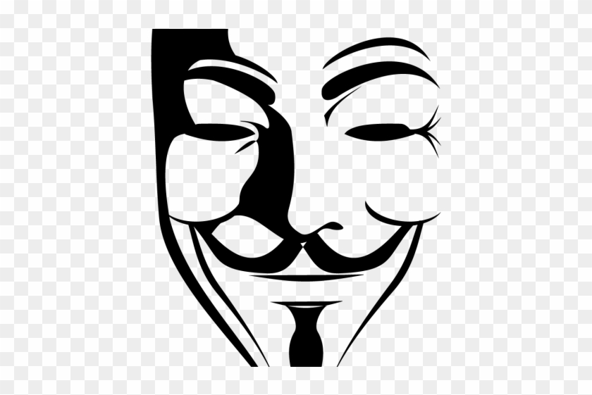 V For Vendetta Clipart Vector - V For Vendetta Mask #1462009
