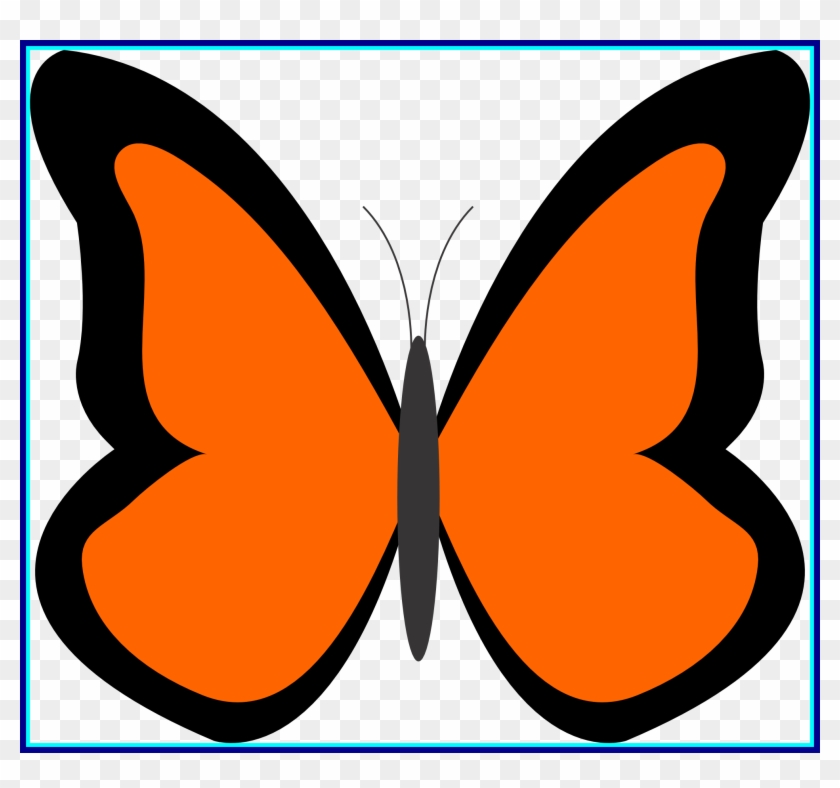 Appealing Simple Butterfly Pict Of Coloring Page - Appealing Simple Butterfly Pict Of Coloring Page #1462326