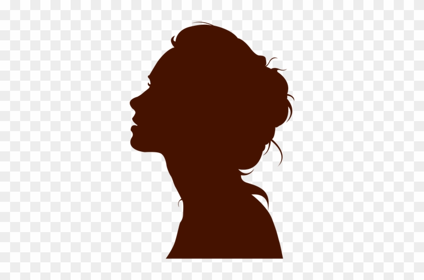 Woman Profile Silhouette Sexy Png - Silueta De Mujer De Perfil #1462471