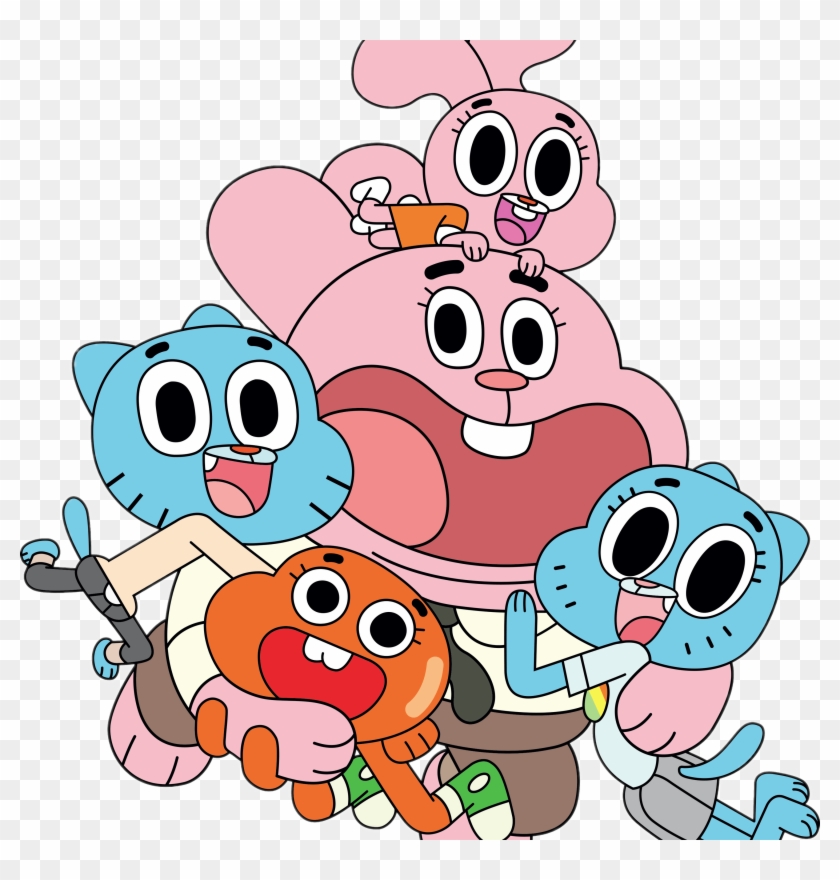 Gumball Characters - Amazing World Of Gumball Colouring Book #1462686