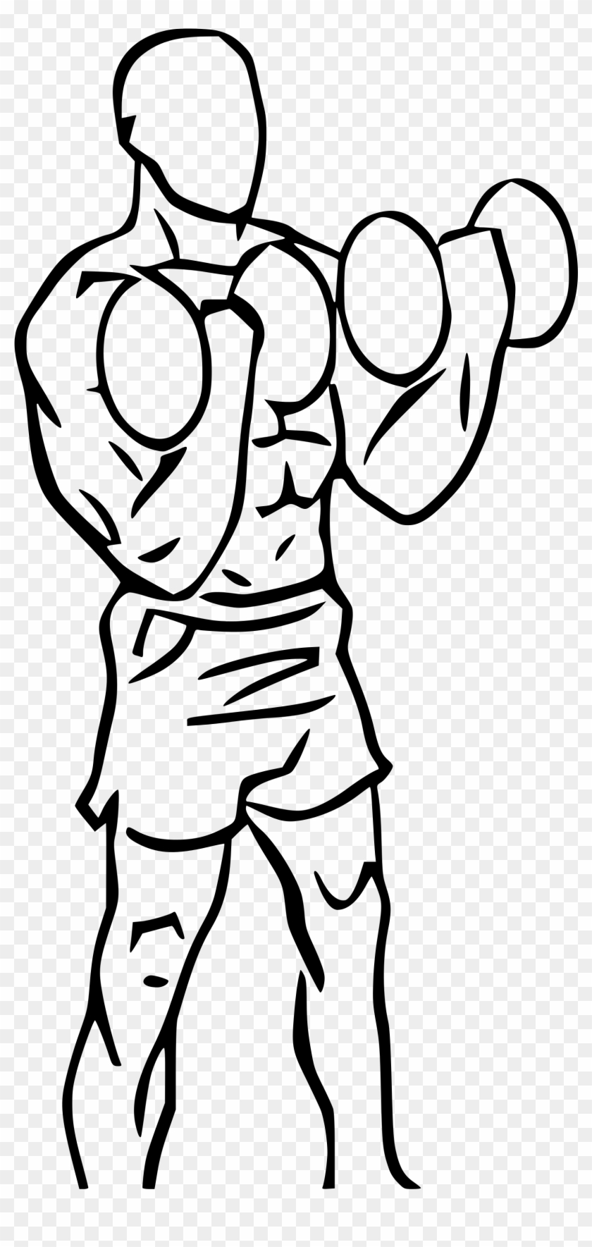 Bounce Clipart Boy Girl Basketball - Biceps Curl Dumbbell #1462822