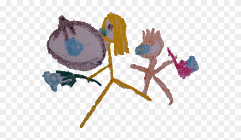 When I Caught On, I Asked Her To Make Sure He Could - Child Art #1463583