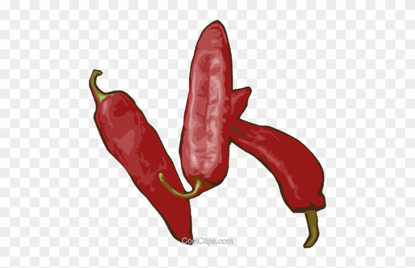 Red Peppers Royalty Free Vector Clip Art Illustration - Red Chili Pepper Chef Wall Clock #1463770