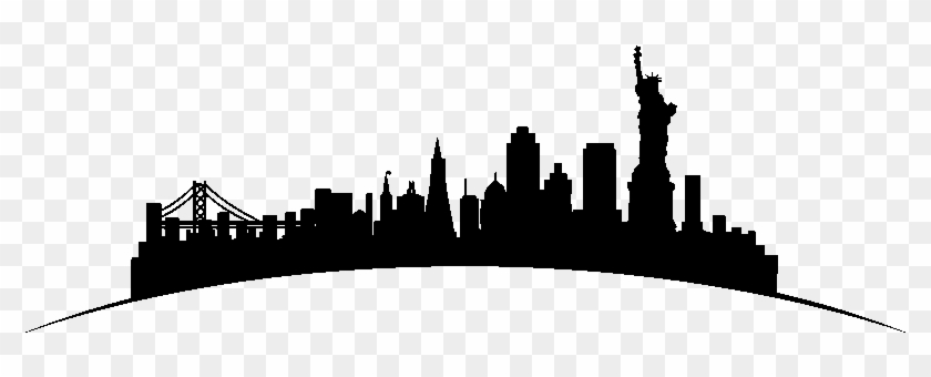 Sticker New York Vue Sur Les Buildings Ambiance Sticker - Sticker New York Vue Sur Les Buildings Ambiance Sticker #1464754