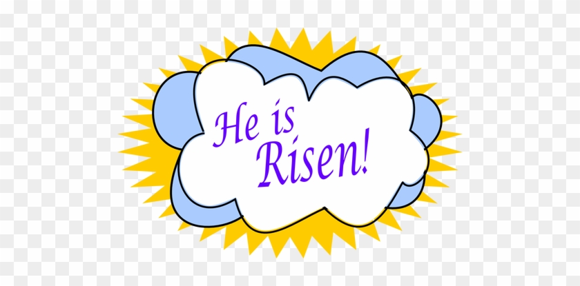 Banner Royalty Free Hippity Hoppity Easter S On Its - He Is Risen Kids #1465115