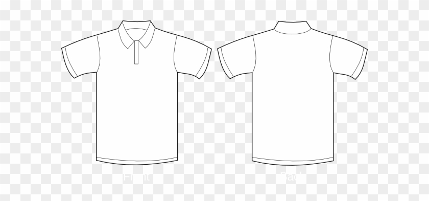 Polo Shirt Clip Art At Clker Com Vector Clip Art Online - Simple T Shirt Drawing #1465196