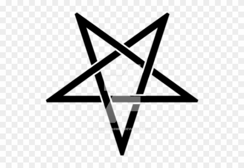 Interwoven By Dragkingaswell On - Inverted Pentagram #1465720