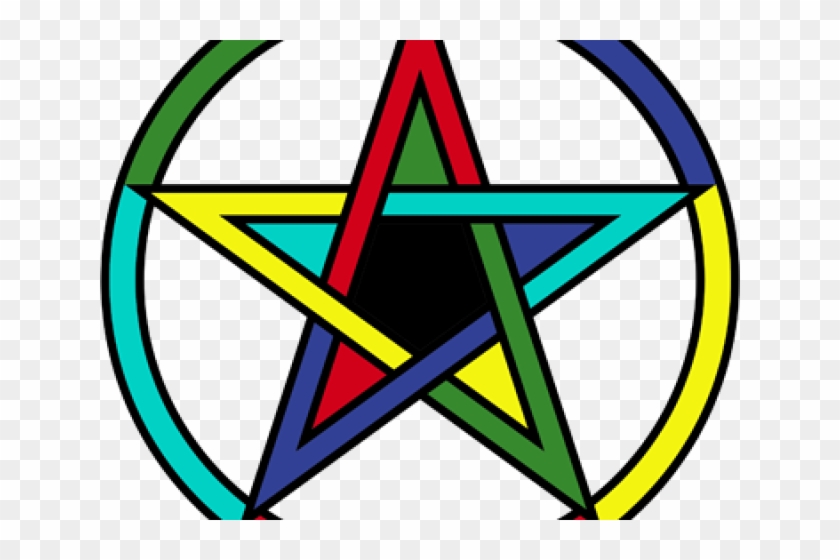 Pentagram Clipart Circle - Wicca Teachings - An Introduction And Practical Guide #1465725