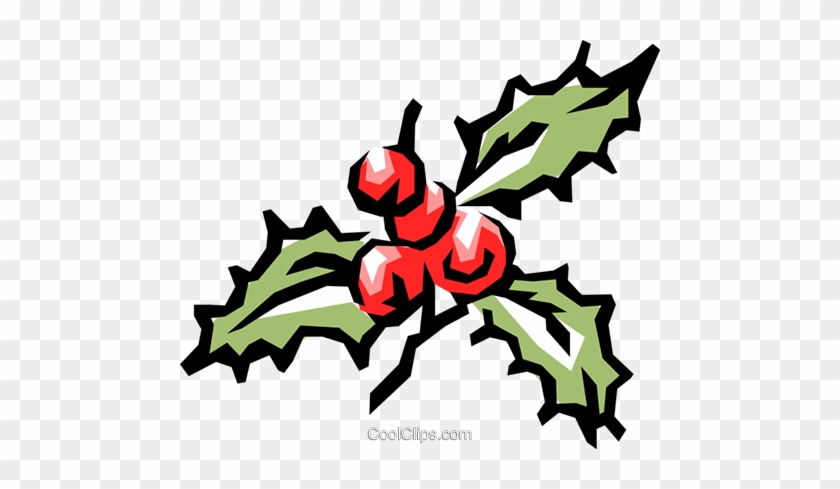 Holly Royalty Free Vector Clip Art Illustration - Holly Springs #1466113