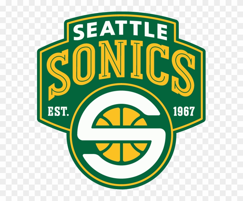 Seattle Sonics, Seattle, Washington, Usa Nba Basketball, - Seattle Sonics Logo #1466526