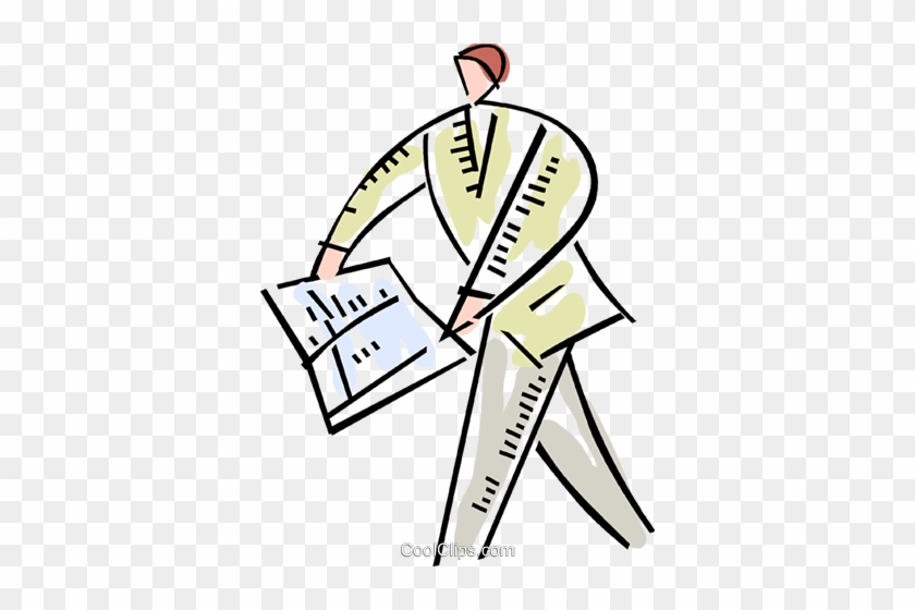 Businessman Reading File While Walking Royalty Free - Businessman Reading File While Walking Royalty Free #1466929