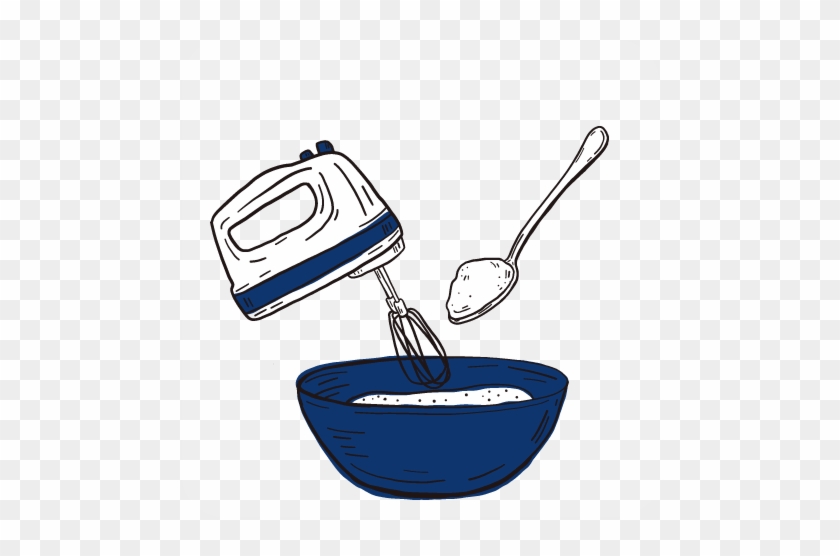 2) I Add Sugar Into The Bowl And Whip It With A Mixer - 2) I Add Sugar Into The Bowl And Whip It With A Mixer #1467005