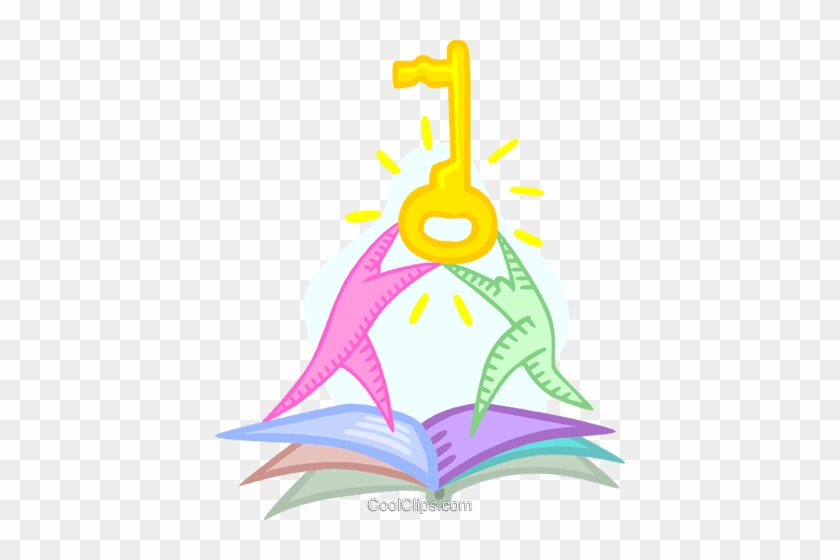 Key To Success Royalty Free Vector Clip Art Illustration - Planejamento Escolar #1467148
