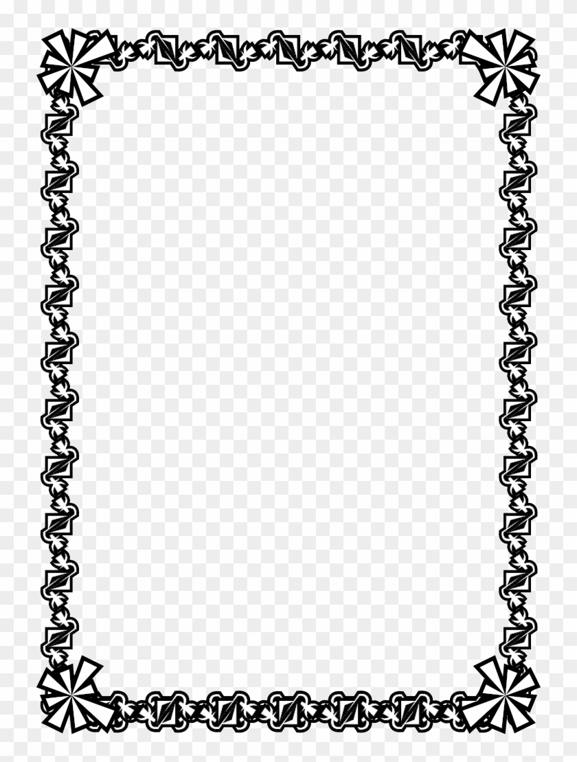 Silhouette Frame Png Clipart Clip Art - Bordes De Pagina Png #1467422