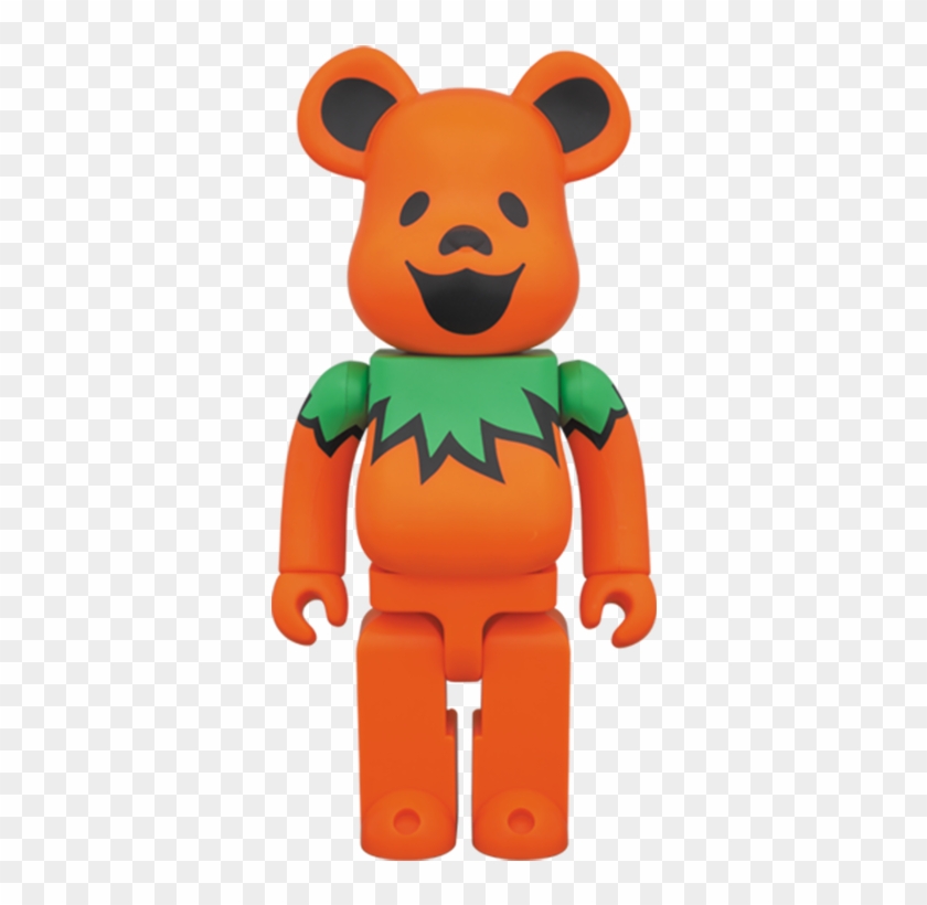 Be@rbrick 400% Grateful Dead Dancing Bear - Black Bearbrick #1467560