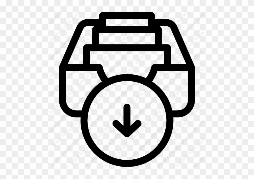 Filefolder Filecabinet Officematerial Inbox Storage - Icon #1468726