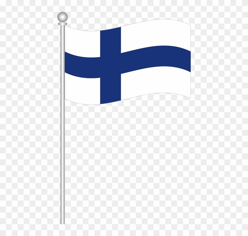 Finland Flag Clipart Spring - Lippu Papunet #1469363