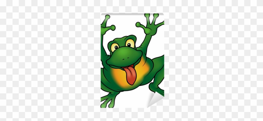 Cartoon Illustration Wall Mural • Pixers® • We Live - Frog Cartoon #1469787