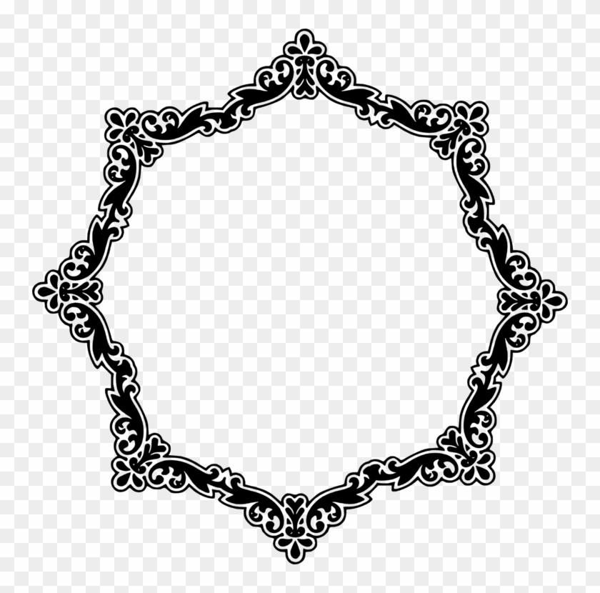 Art Deco Decorative Arts Picture Frames Drawing Art - Imagen Png De Marcos Vintage #1470786