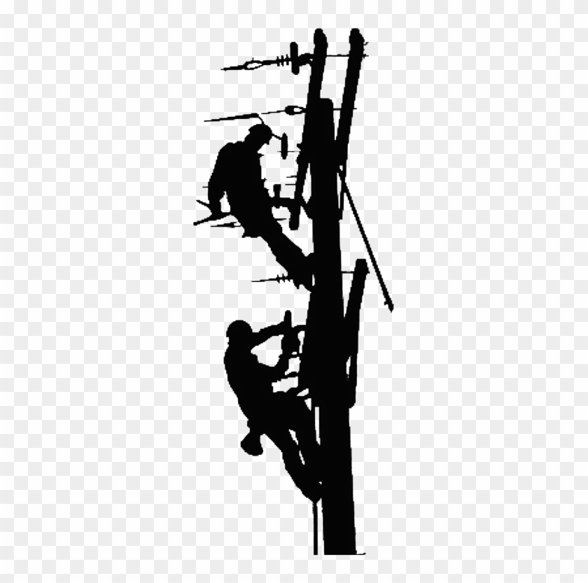 Lineman Vector - Power Lineman Logo #1472097