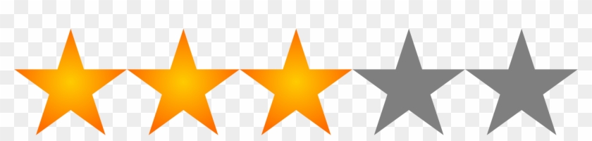 3 Star Png - 5 Stars Gray #1472483