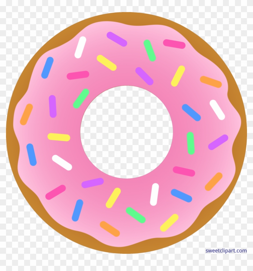 Jpg Royalty Free Download Strawberries Clipart Frosted - Donut Clip Art #1472933