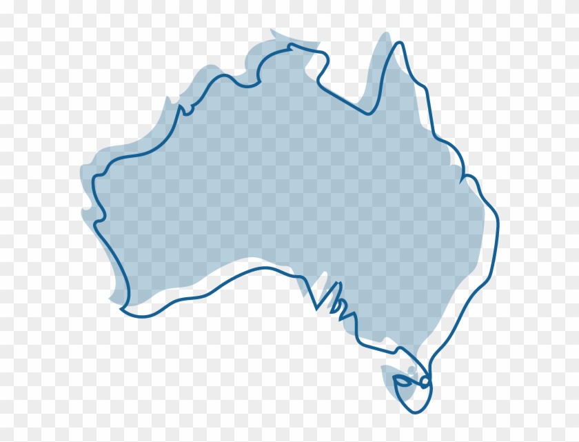 An Illustration Of A Map Of Australia, Fully Coloured - An Illustration Of A Map Of Australia, Fully Coloured #1473349