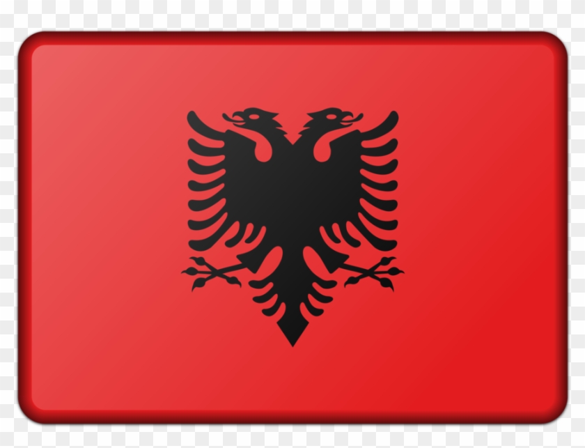 All Photo Png Clipart - Albanian Flag Black And White Png #1473755