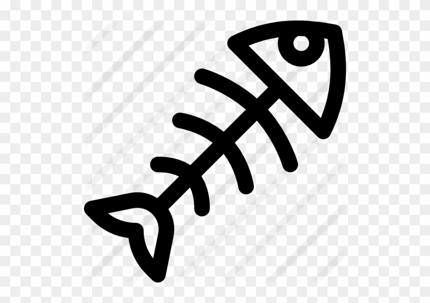 Fish Bones Free Icon - Fish Head Fish Bone #1474297