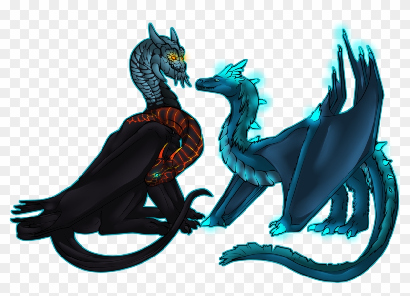 Winter Wyvern And Jakiro By Firedragon97 - Winter Wyvern And Jakiro By Firedragon97 #1474438