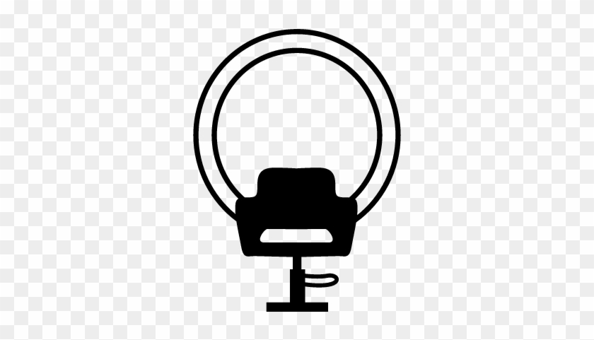 Chair And Mirror Of Hair Salon Vector - Chair And Mirror Of Hair Salon Vector #1475397