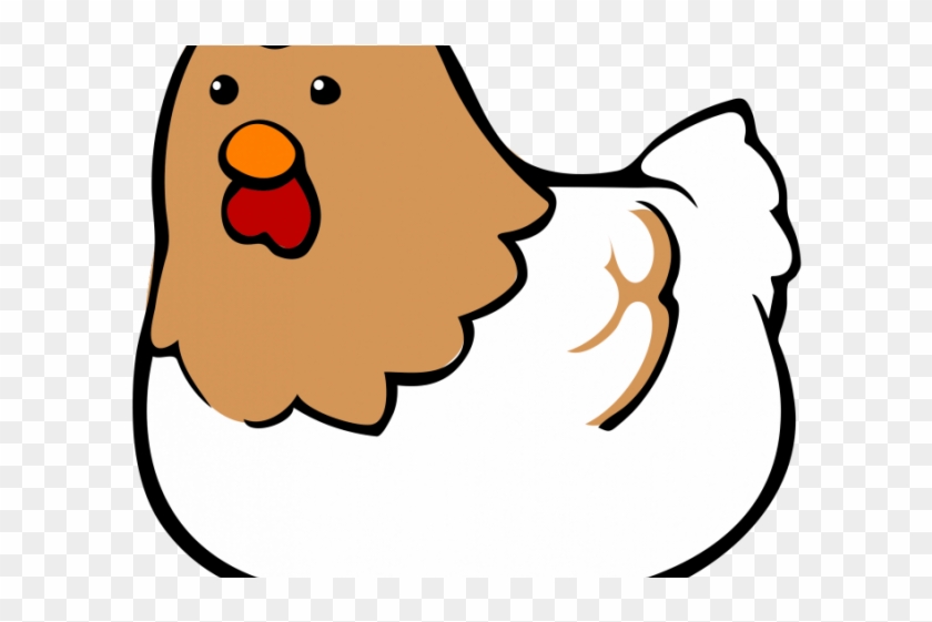 Simple Clipart Hen - Simple Clipart Hen #1476011