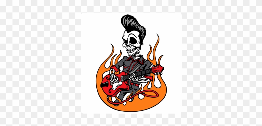 50's Rocker Temporary Tattoo - 50's Rocker Temporary Tattoo #1480143