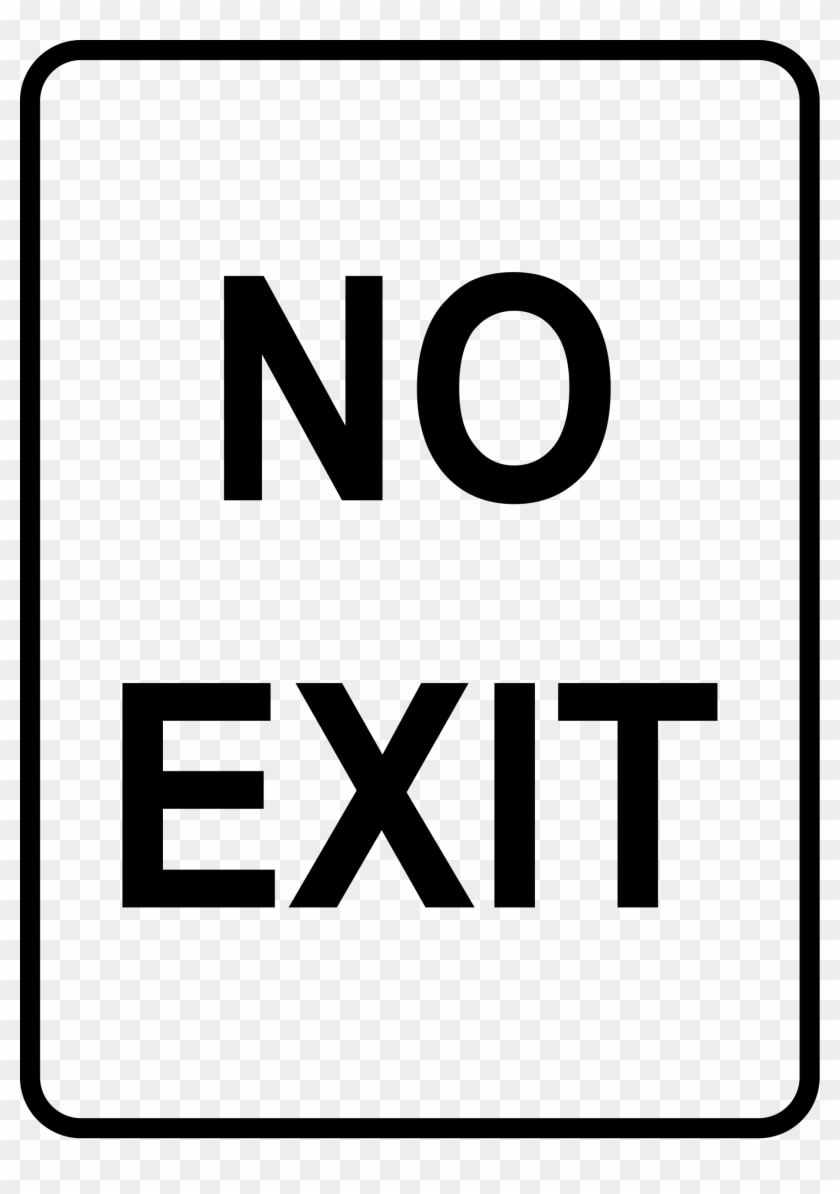 Clip Art Stock No Exit Big Image Png - Clip Art Stock No Exit Big Image Png #1480232