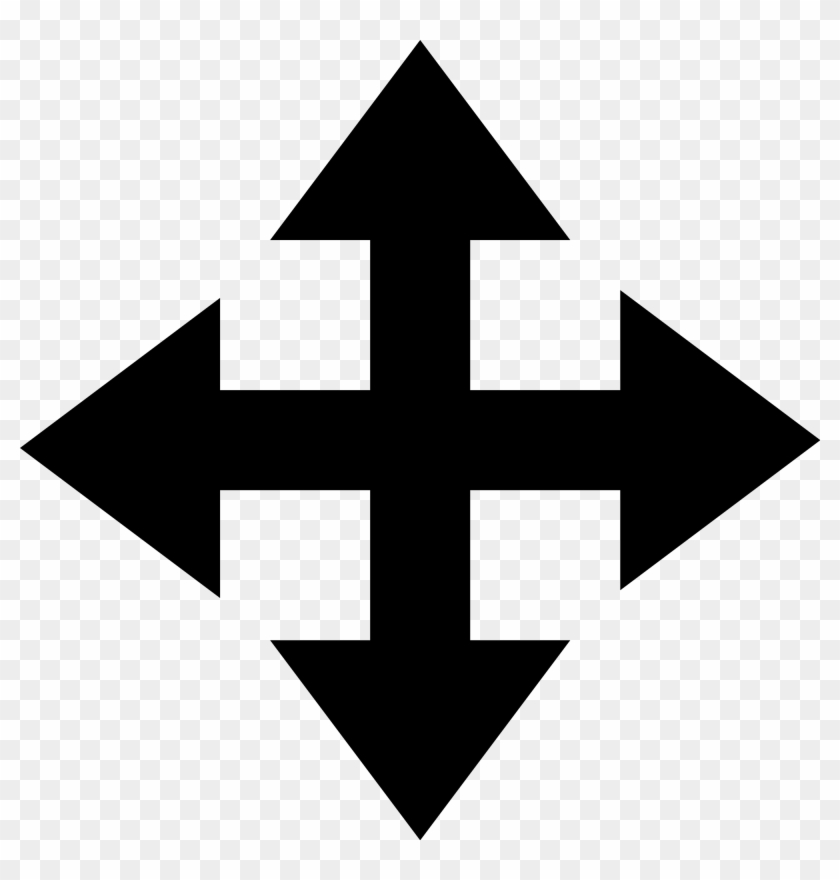Simpleicons Interface Arrows Group In Four Directions - Simpleicons Interface Arrows Group In Four Directions #1480439