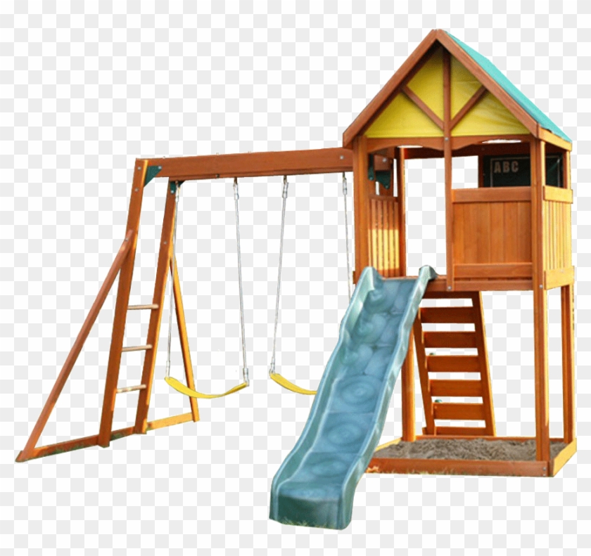 Boom Climbing Frame Slide And Swing Set - Boom Climbing Frame Slide And Swing Set #1480944