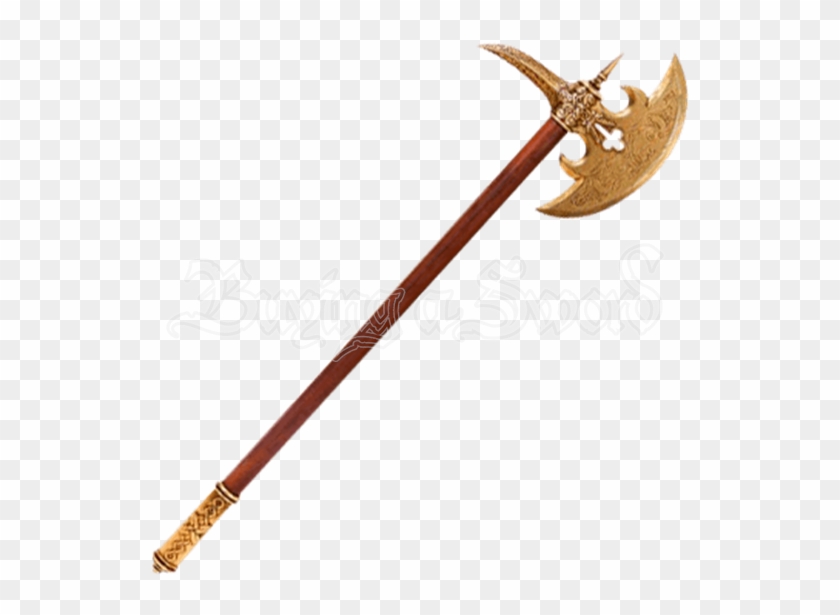 16th Century German Brass Battle Axe - 16th Century German Brass Battle Axe #1481145
