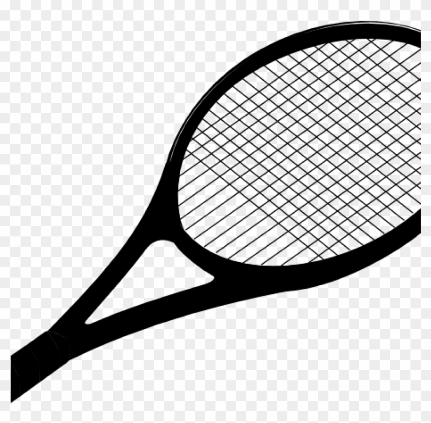 Tennis Raquet Clipart Black Tennis Racket Clip Art - Tennis Raquet Clipart Black Tennis Racket Clip Art #1481627