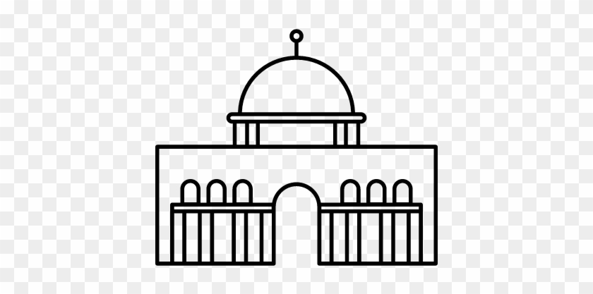 Dome Of The Rock Vector - Dome Of The Rock Vector #1481681