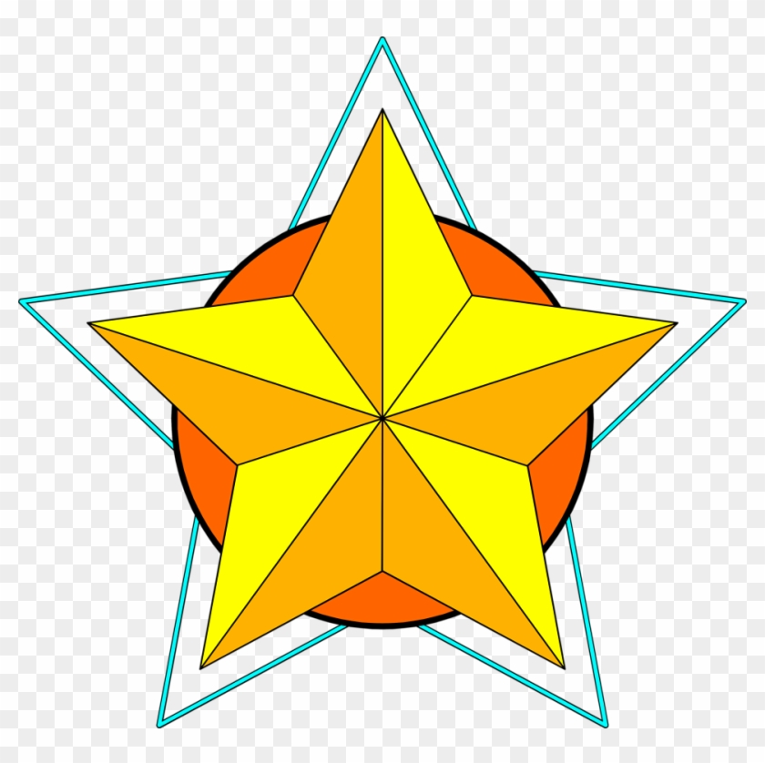 Big Black Star Symbol Clip Art - Big Black Star Symbol Clip Art #1481937