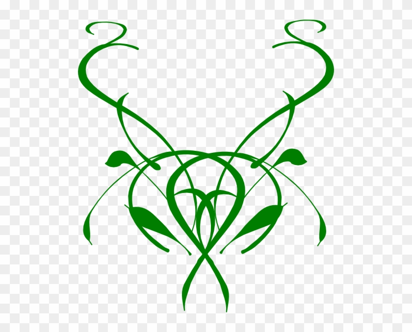 Stylized Vine Clip Art - Vine Clip Art #231465