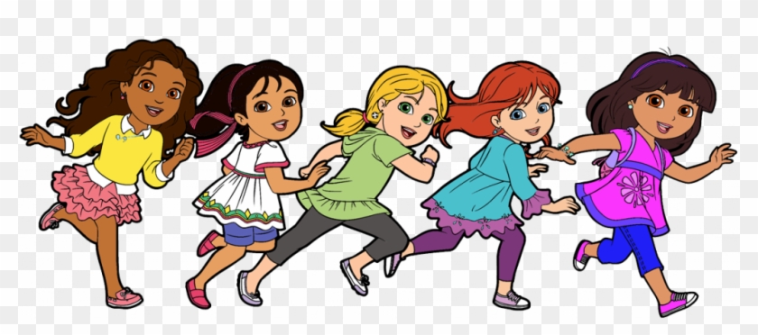 School Friends Clipart Dora And Friends Clipart Cartoon - Dora And Friends Into The City Alana #231477